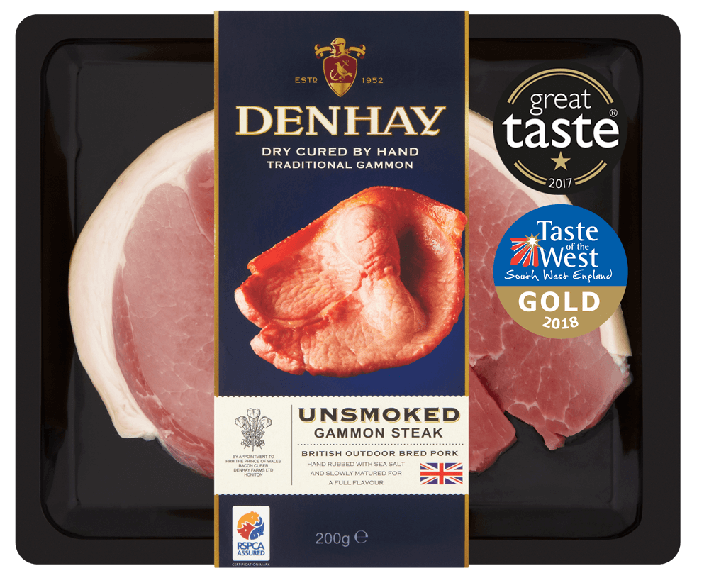 Denhay - Product - Denhay Unsmoked Gammon Steak
